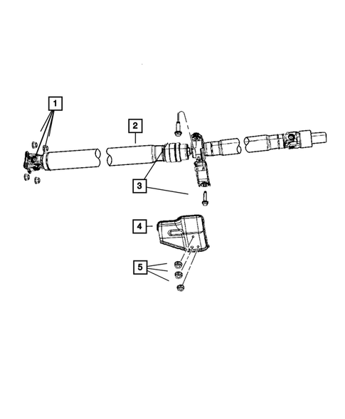 Propeller Shaft for 2007 Dodge Caliber #0