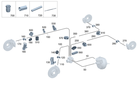 Brake Lines for 2024 Mercedes-Benz E350 #0