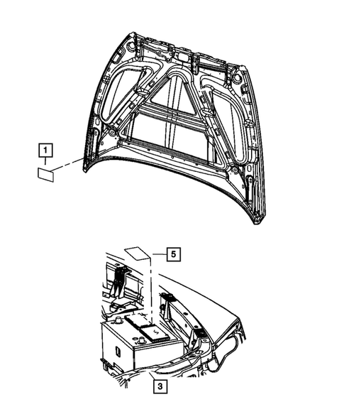Under Hood for 2006 Dodge Dakota #0