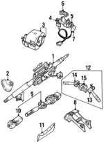 STC1746 - : Ignition Switch for Land Rover: Discovery, Range Rover Image