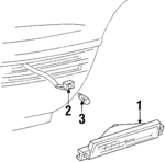 5976161 - Electrical: Side Marker Lamp for Oldsmobile: 88, Regency Image
