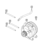 6502720 - Electrical: Hex Flange Lock Nut for Mopar Image