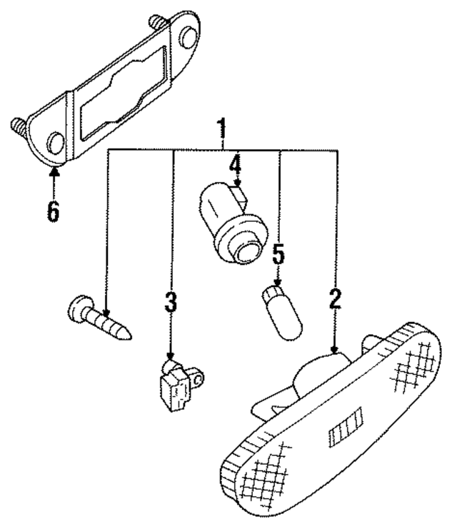 2639860U20 - : Bulb Clip for INFINITI: I30, J30, Q45 Image