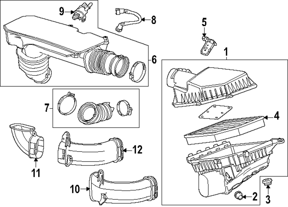 @  2023-2025 GM Air Outlet Duct 85564436 | Chevy Parts Pros