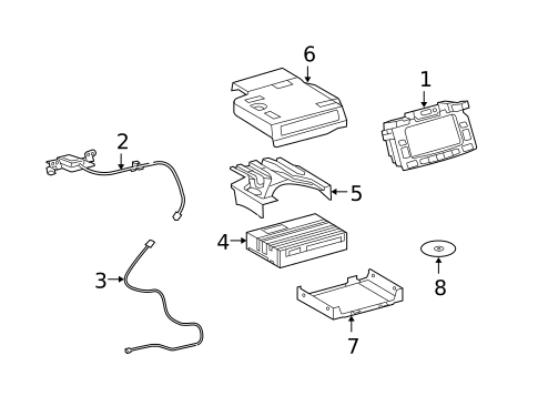 Global Positioning System for 2007 Toyota Highlander #0