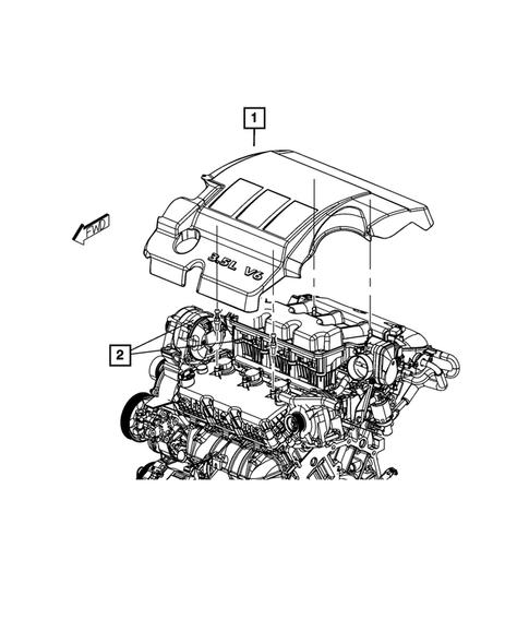 Engine Identification, Service Engines & Engine Service Kits for 2010 Chrysler Sebring #2