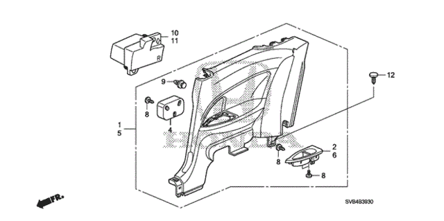 Side Lining for 2010 Honda Civic #0