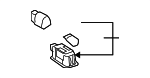 22182528107E94 - Electrical: Courtesy Light Lens for Mercedes-Benz Image