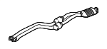 18307599743 - Exhaust: Converter &amp; Pipe for BMW Image
