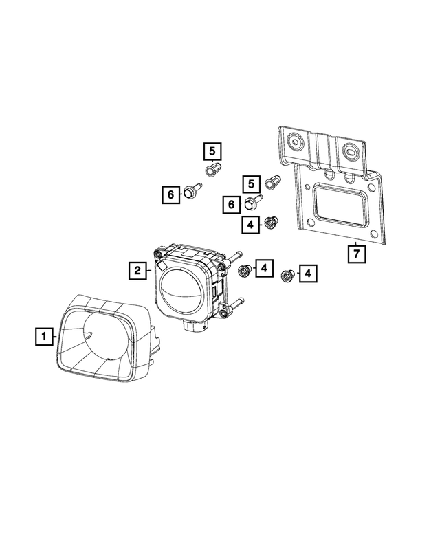 68199450AF - : Adaptive Speed Control Module Sensor And Bracket for Mopar Image