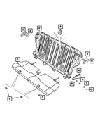 68656812AA - Interior Trim: Rear Seat Back Frame for Mopar Image