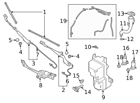 Wiper & Washer Components for 2019 Volvo XC40 #2