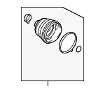 88897262 - Front Drive Axle: Outer Cv Joint Boot for GM Image