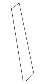 86381A5000 - Body: Black Out Tape for Hyundai: Elantra GT Image