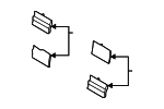 97145AA000 - HVAC: Door for Kia Image