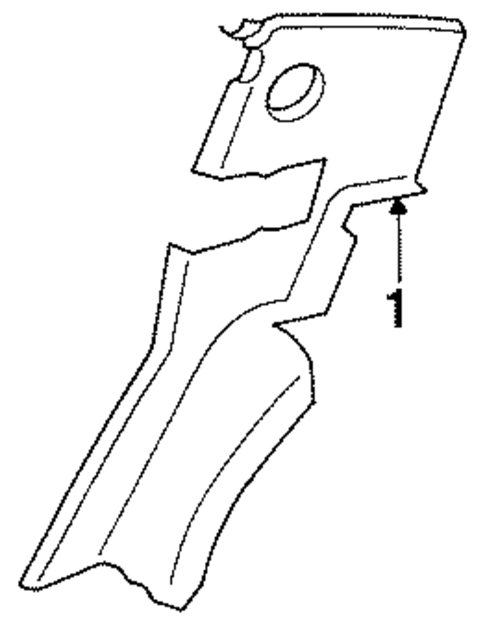 Interior Trim - Quarter Panels for 1990 Chrysler New Yorker #0