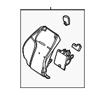 2329105303 - Body: Seat Back Cushion for Mercedes-Benz Image