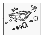 92102G9040 - : Headlamp Assembly for Hyundai Image