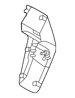 52107885236 - Body: Seat Back Panel Support Bracket for BMW Image