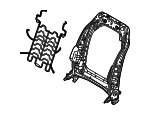 52105A15EA3 - Body: Seat Back Frame for BMW Image