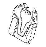 52105B47A41 - Body: Seat Back Pad for BMW Image