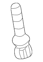 9783122000 - HVAC: Tension Pulley Adjust Bolt for Hyundai Image