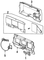 F2AZ10D996A - Body: Switch Assembly for Ford: Crown Victoria | Mercury: Grand Marquis Image