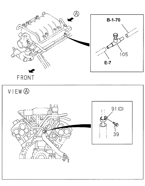 Fuel Piping (5) for 1999 Honda Passport #0