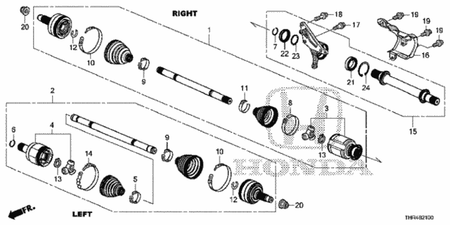 Driveshaft for 2021 Honda Odyssey #0