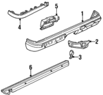 14021278 - Body: Face Bar for Chevrolet: Blazer, C/K Pickup, K5 Blazer, R10, R20, R2500, R30, R3500, Suburban C10, Suburban C20, Suburban K10, Suburban K20, Suburban R10, Suburban R1500, Suburban R20, Suburban R2500, Suburban V10, Suburban V1500, Suburban V20, Suburban V2500, V10, V20, V30, V3500 | GMC: C1500 Pickup, C2500 Pickup, C3500 Pickup, Jimmy, K1500 Pickup, K2500 Pickup, K3500 Pickup, R1500 Pickup, R2500 Pickup, R3500 Pickup, Suburban C1500, Suburban C2500, Suburban K1500, Suburban K2500, Suburban R1500, Suburban R2500, V1500, V1500 Suburban, V2500, V2500 Suburban, V3500 Image