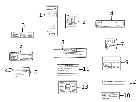 Information Labels for 2003 Suzuki Vitara #0