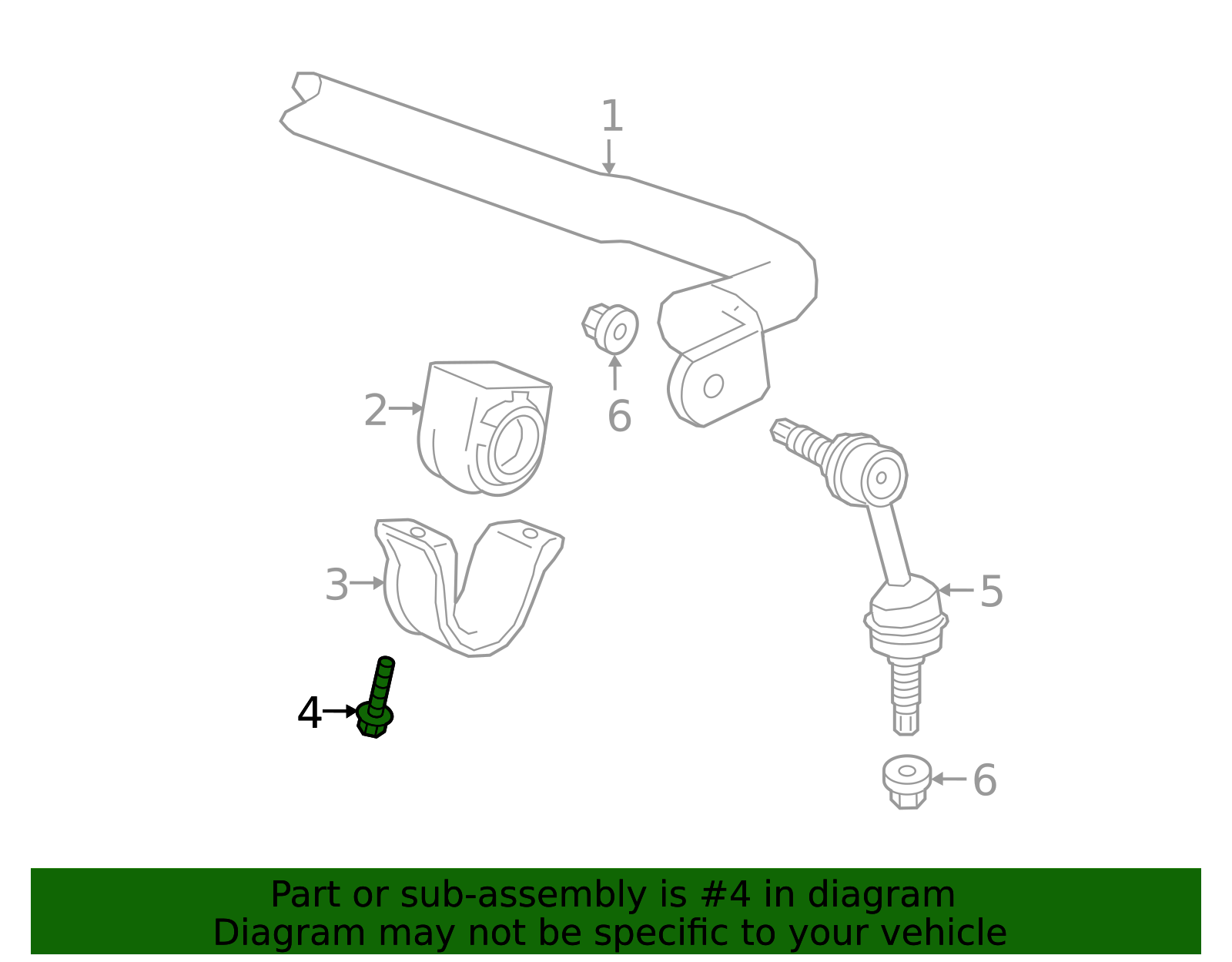 2021-2026 Cadillac Stabilizer Shaft Bolt 11602751 GM | GMPartsDirect.com