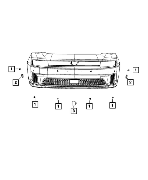Front Bumper and Fascia for 2026 Dodge Charger Daytona #2