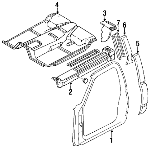 Side Panel for 1988 Chevrolet C2500 #0