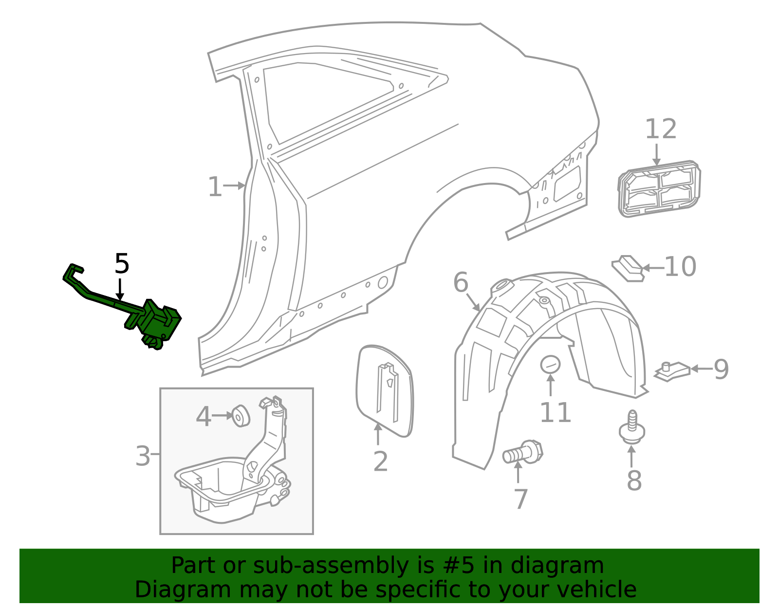 2015-2019 Cadillac ATS F Actuator 84385564 GM | GMPartsDirect.com