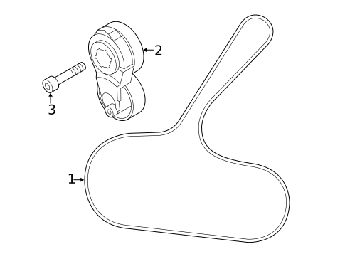 Belts & Pulleys for 2021 Nissan Sentra #0