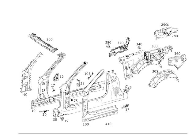 9874744 - Side Panels: Stopper Washer for Mercedes-Benz: 300C, 300CD, AMG GT, AMG GT 43, AMG GT 53, AMG GT 63, AMG GT 63 S, AMG GT 63 S E Performance, AMG GT Black Series, AMG GT C, AMG GT R, AMG GT S, C300, C350e, C400, C43 AMG, C450 AMG, C63 AMG, C63 AMG S, C63 AMG S E Performance, CLE300, CLE450, CLE53 AMG, CLS450, CLS53 AMG, E300, E350, E400, E43 AMG, E450, E53 AMG, E63 AMG S, GLC300, GLC43 AMG, GLC63 AMG, GLC63 AMG S, SL500, SL55 AMG, SL550, SL600, SL63 AMG, SL65 AMG, SLK280, SLK300, SLS AMG Image image