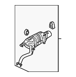 287101U100 - Exhaust: Rear Muffler for Hyundai Image