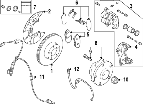 Front Brakes for 2025 Subaru WRX #0
