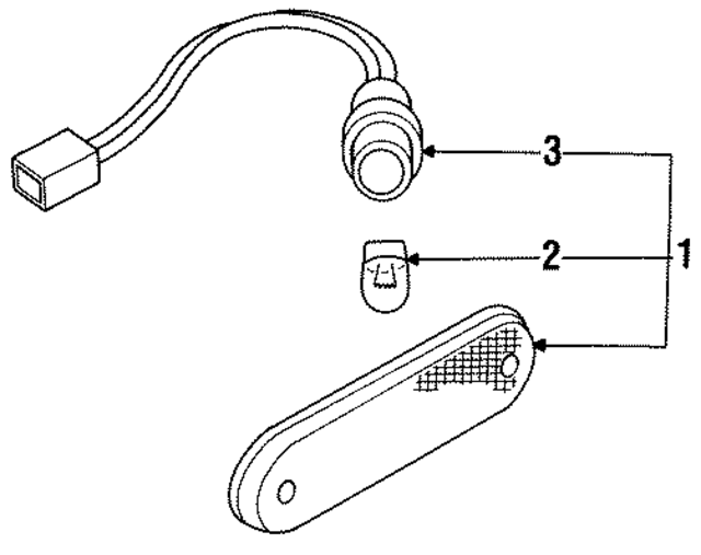B619067Y00 - : Marker Lamp Assembly for Nissan Image