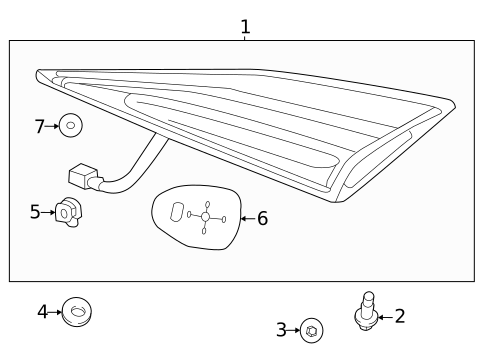 Tail Lamps for 2019 Honda Civic #1