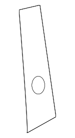 971809525YGRV - Body: Inner Center Pillar Upper Reinforced for Porsche: Panamera Image