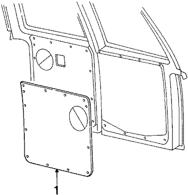 E99Z1145220A5A - Body: Trim Panel for Ford: Aerostar Image