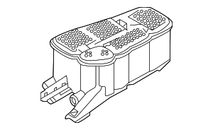 8W0201801M - Emission System: Vapor Canister for Audi Image