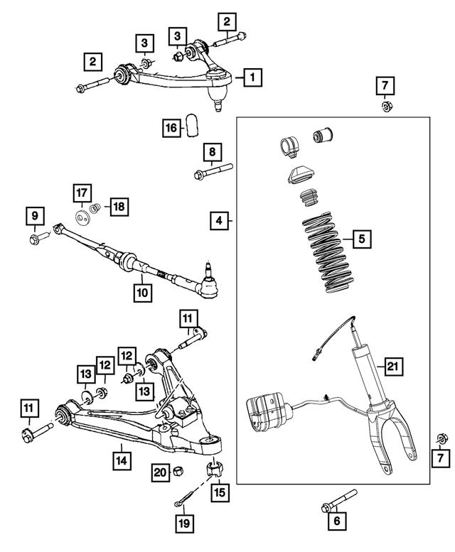 6036469AA - : Front Suspension Control Arm Cam, Lower for Mopar Image