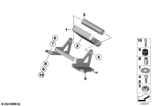 65908358286 - : Navigator Holder for BMW-Motorrad Image