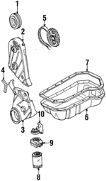 27105243 - Engine: Crankshaft Pulley for Volkswagen Image