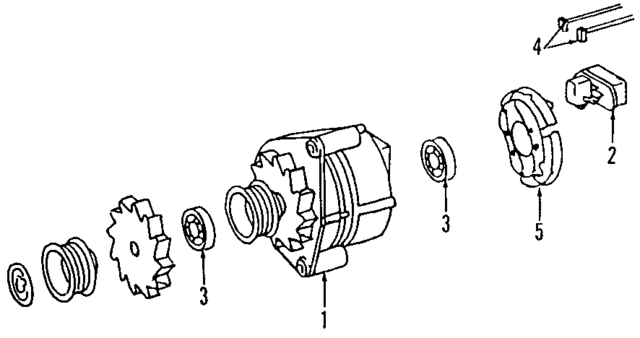 79810125 - Electrical: Bearings for Mercedes-Benz Image