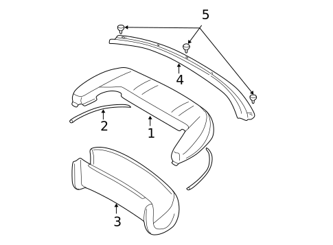 Stowage Compartment for 2004 Mitsubishi Eclipse #0