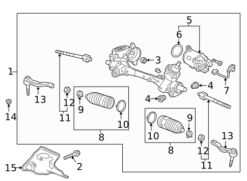 Steering Gear & Linkage for 2019 Buick LaCrosse #0